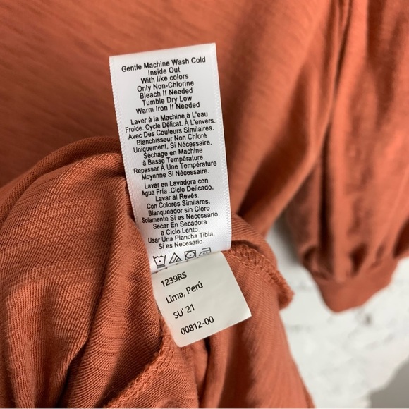 Nation LTD Rimma Exaggerated Sleeve Pleated Puff Tee XS - Picture 12 of 12